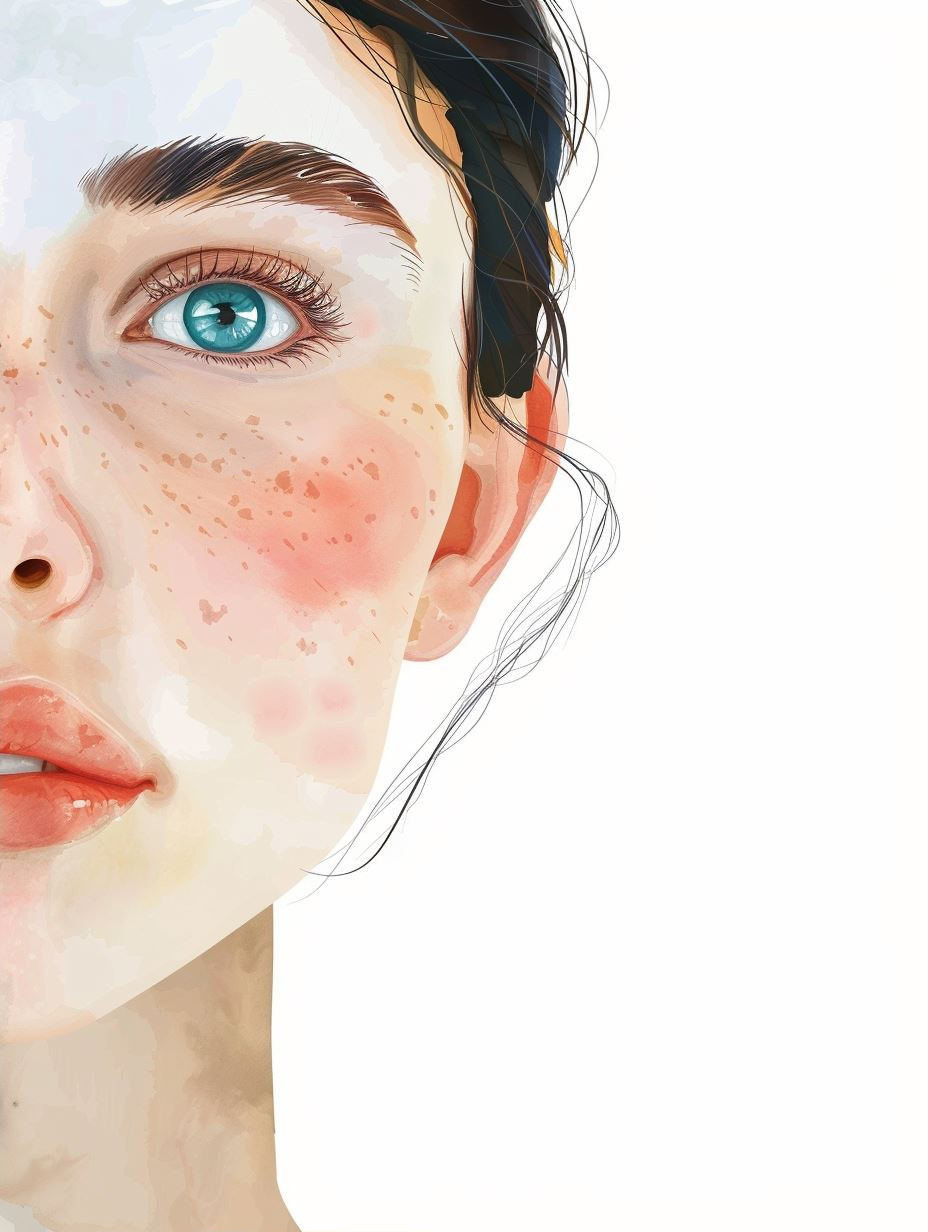 Ethereal Watercolor Portraits of a Woman - Image 2