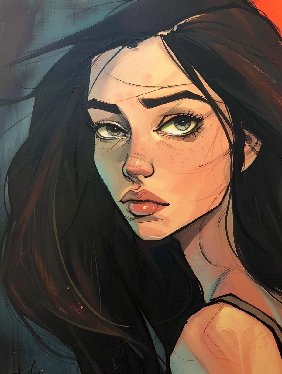 Mystic Gaze Digital Portraits - Image 4
