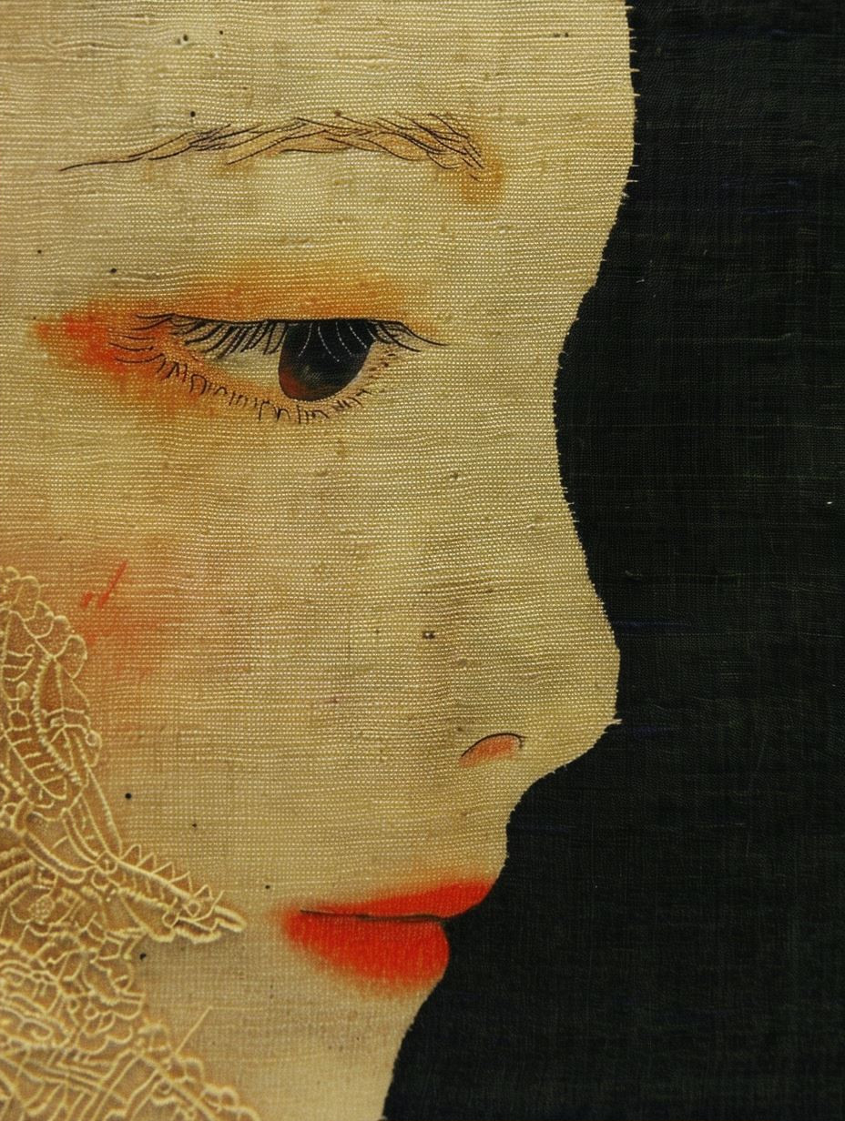Golden Thread Portrait Study - Image 2