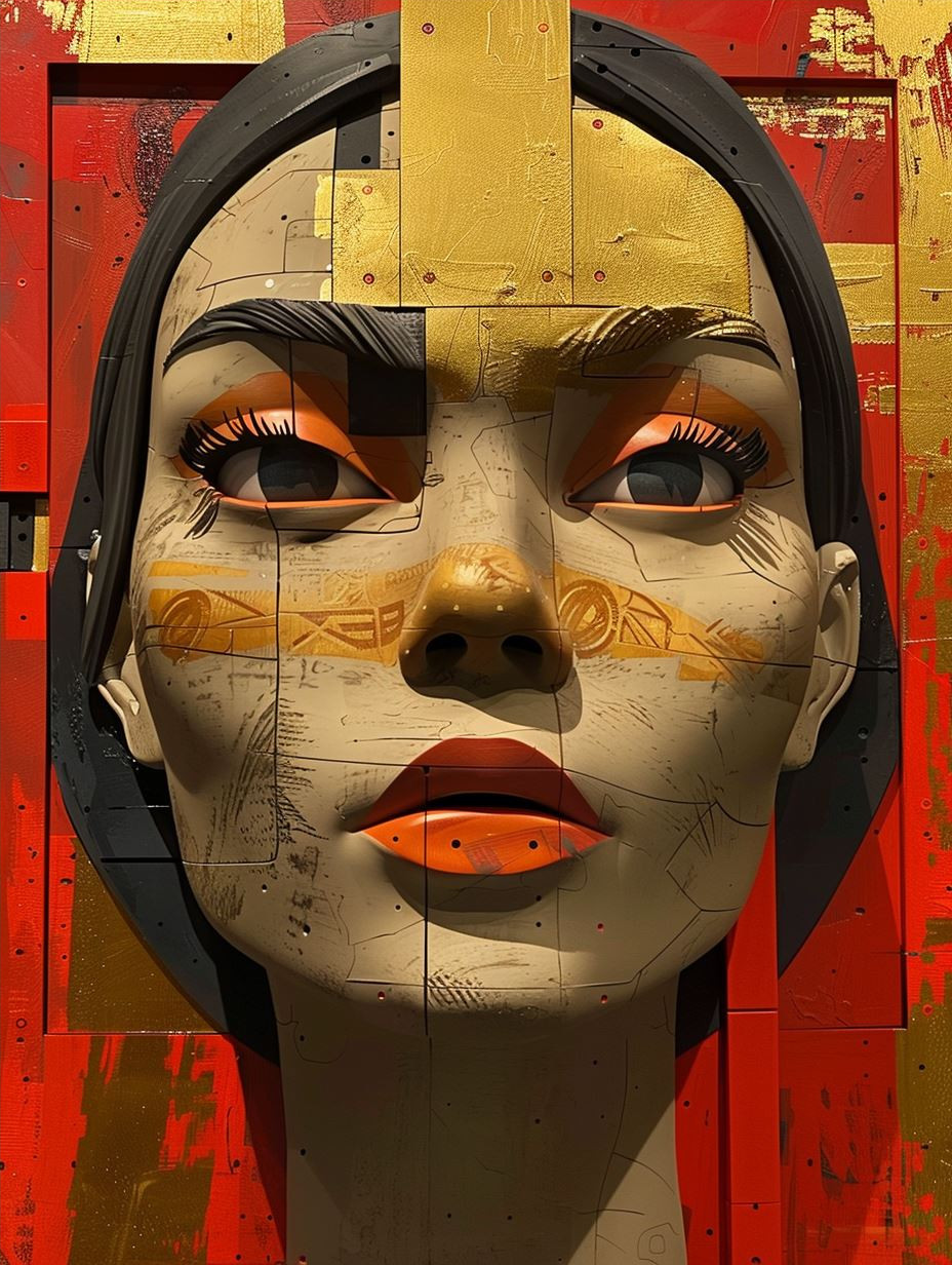 Fragmented Gilded Porcelain Soul - Image 4
