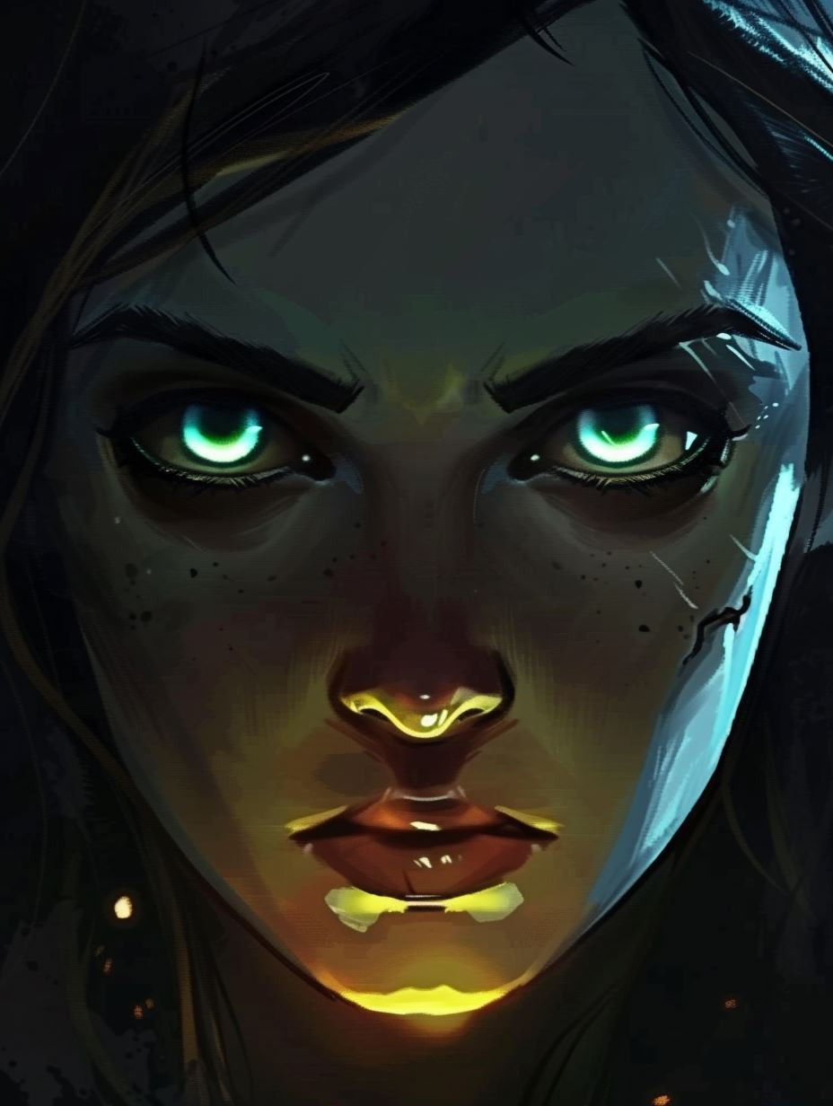Neon Gaze Mystique - Image 1