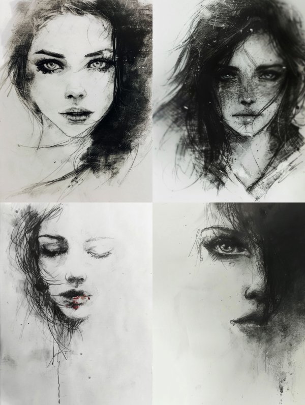 Echoes of a Soul in Charcoal