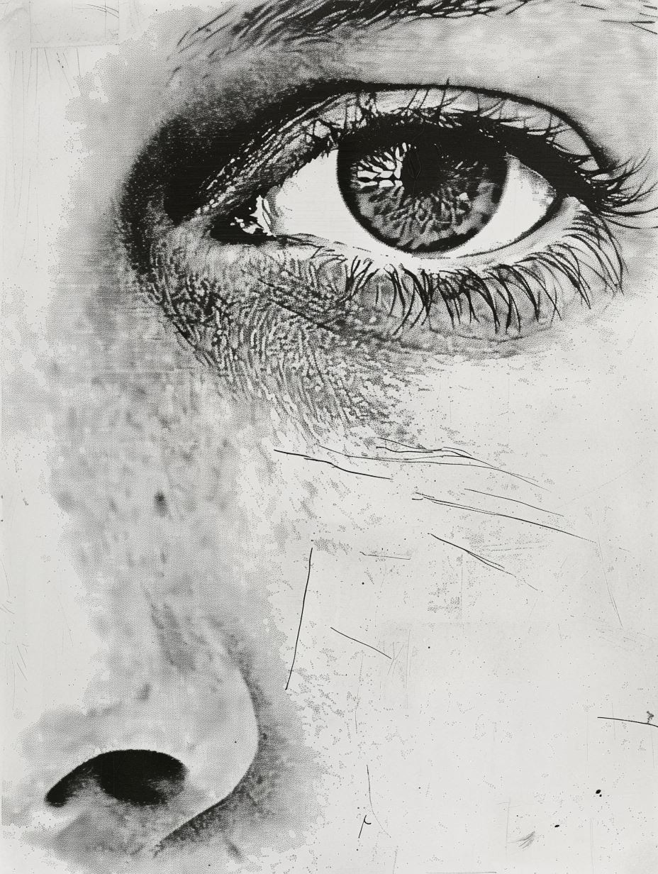 Fragmented Gazes in Monochrome - Image 2