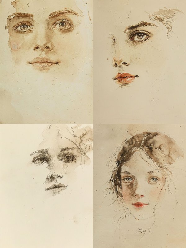 Whispers of the Soul: Portrait Studies
