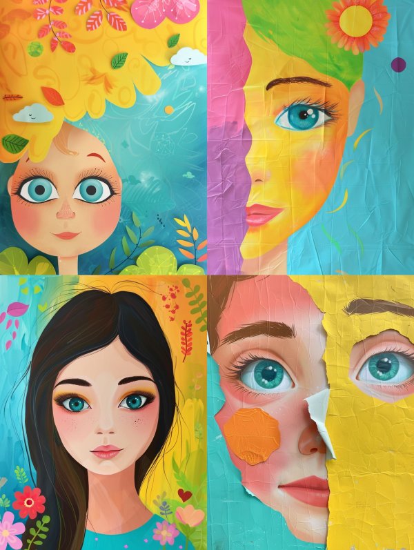 Whimsical Portraits of Dreamy Gazes