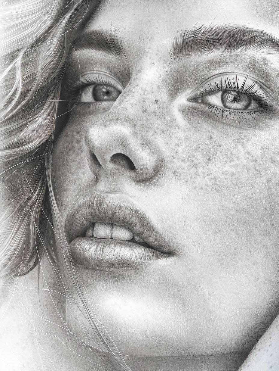 Ethereal Gazes in Graphite - Image 2