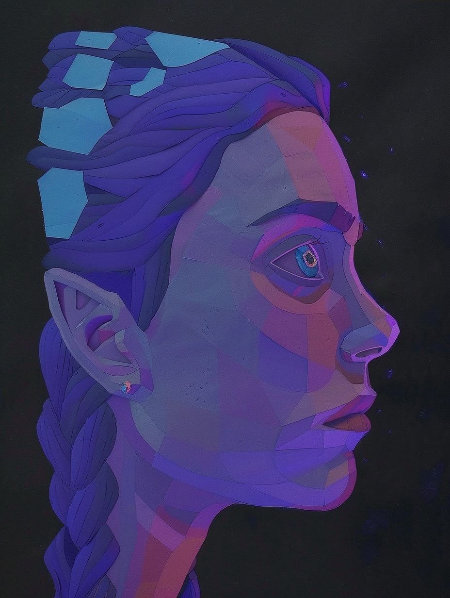 Ethereal Neon Cybernetic Soul - Image 4
