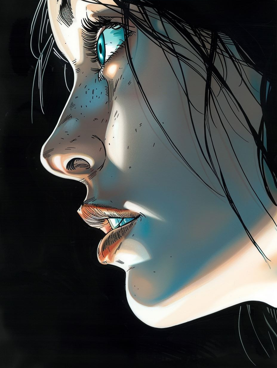 Neon Glow Cinematic Portrait - Image 4