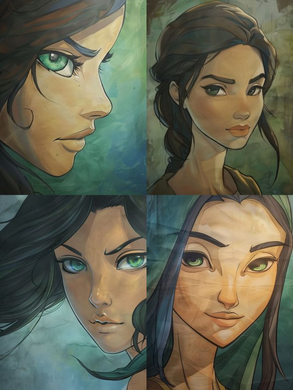 Mystic Gaze: Four Visions of Elegance