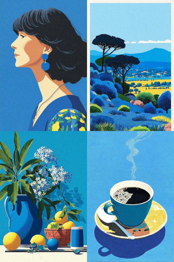 Azure Dreams: A Mediterranean Study
