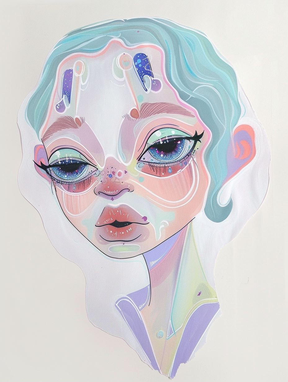 Ethereal Pastel Dream Portraits - Image 1