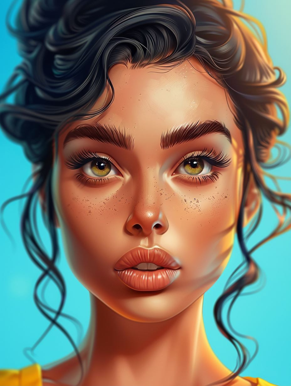Luminous Golden Hour Portrait