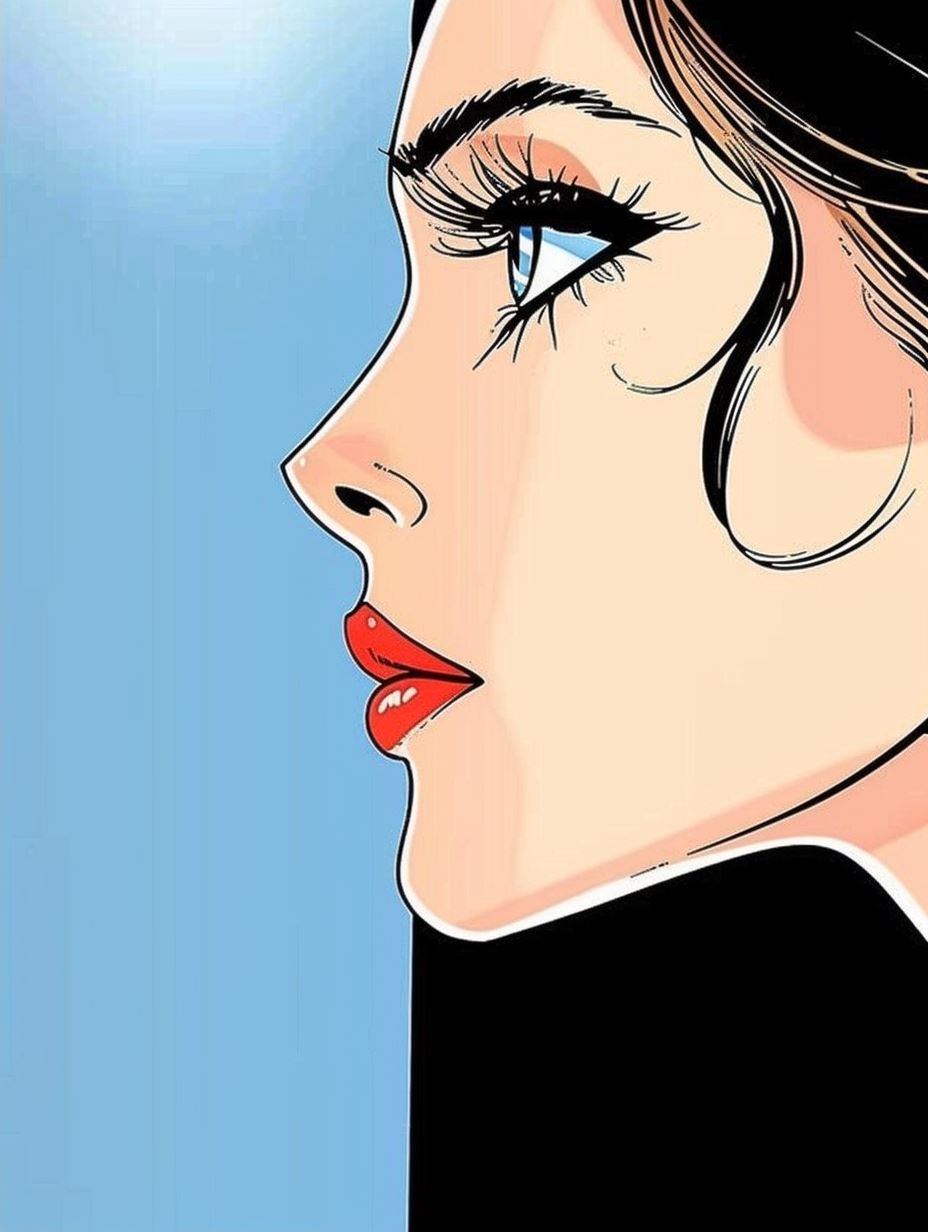 Vibrant Comic Muse - Image 2