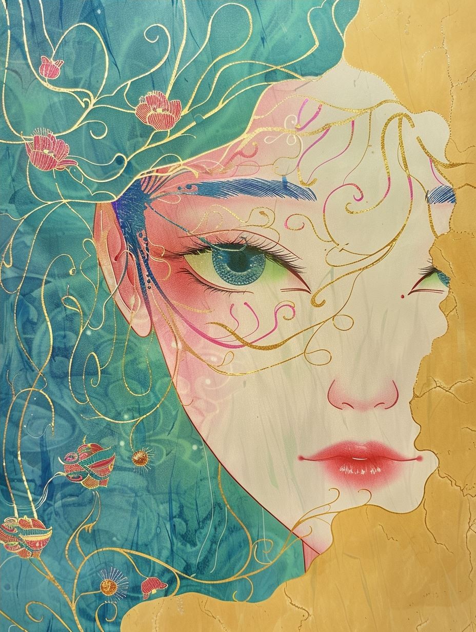 Ethereal Visions of Azure Beauty - Image 4