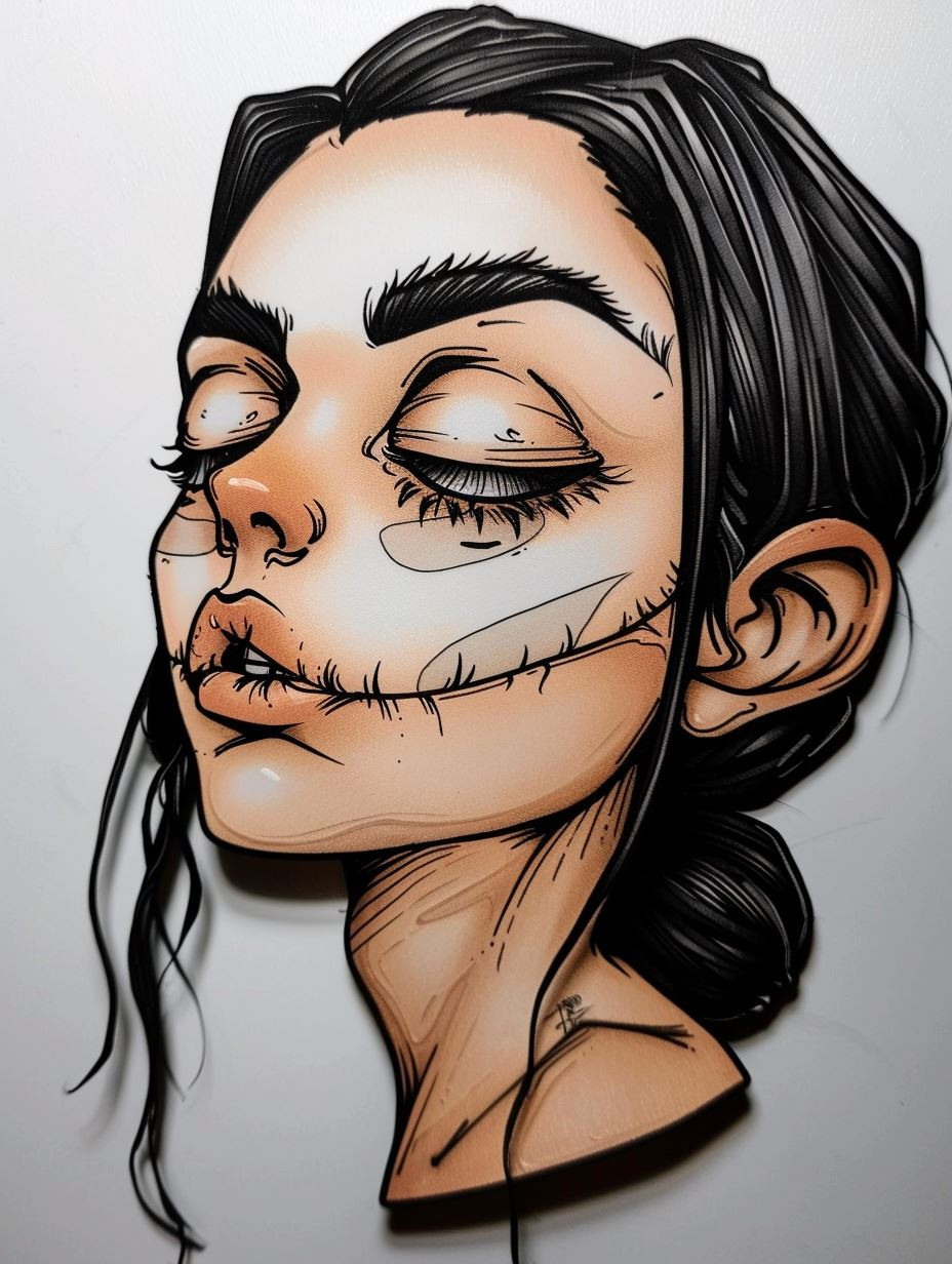 Dark Gothic Female Portrait Series - Image 2