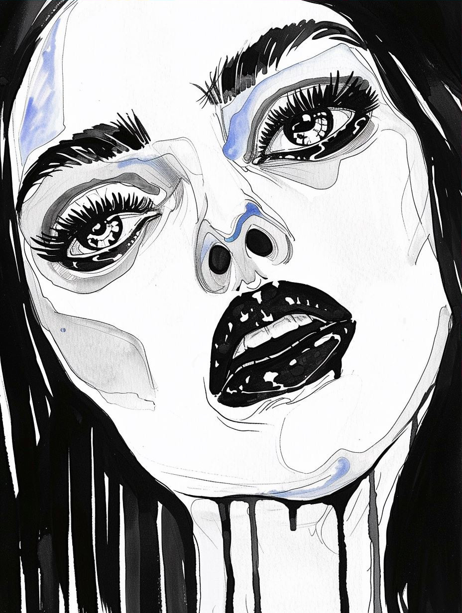 Vibrant Watercolor Portrait Fusion - Image 3