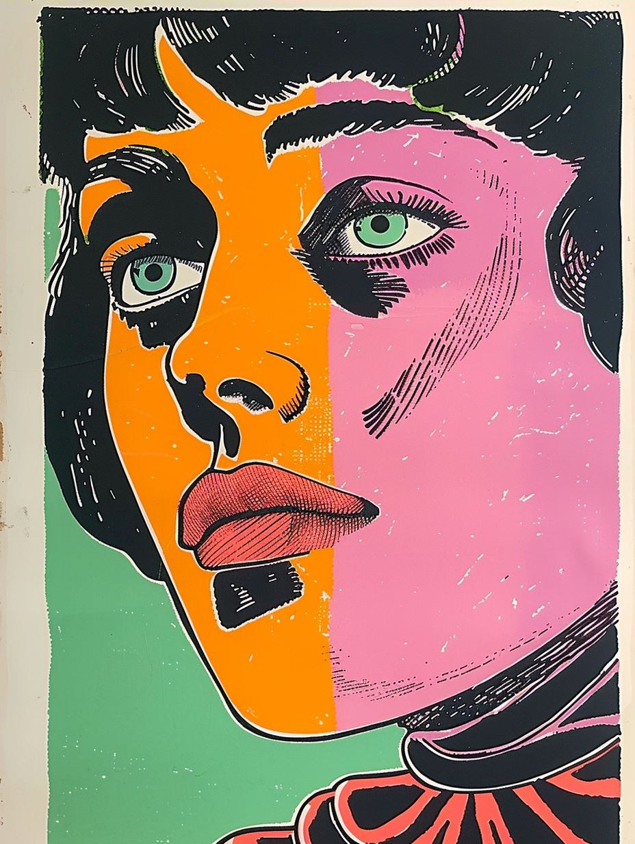 Vibrant Pop Art Portrait Series - Image 3