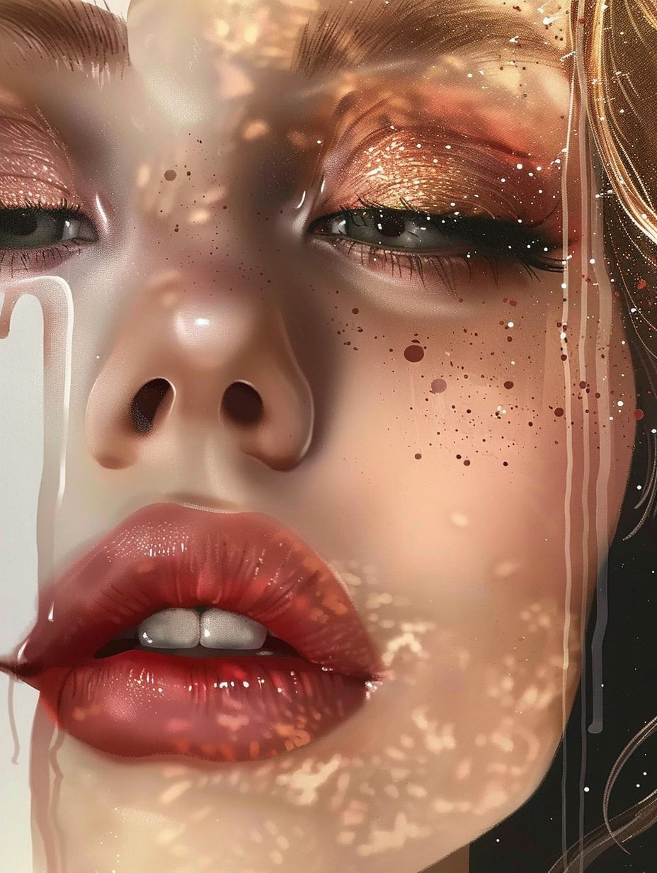 Celestial Glow Ethereal Portrait - Image 4