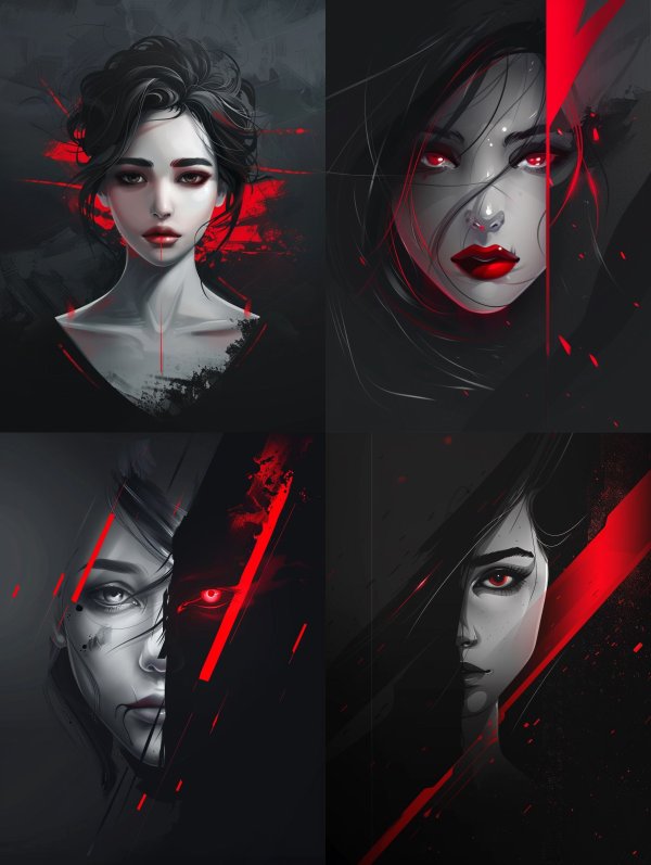 Crimson Shadows Gothic Noir