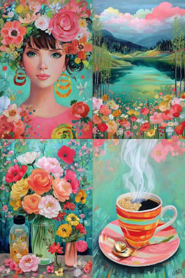 Floral Dreams Art Collection