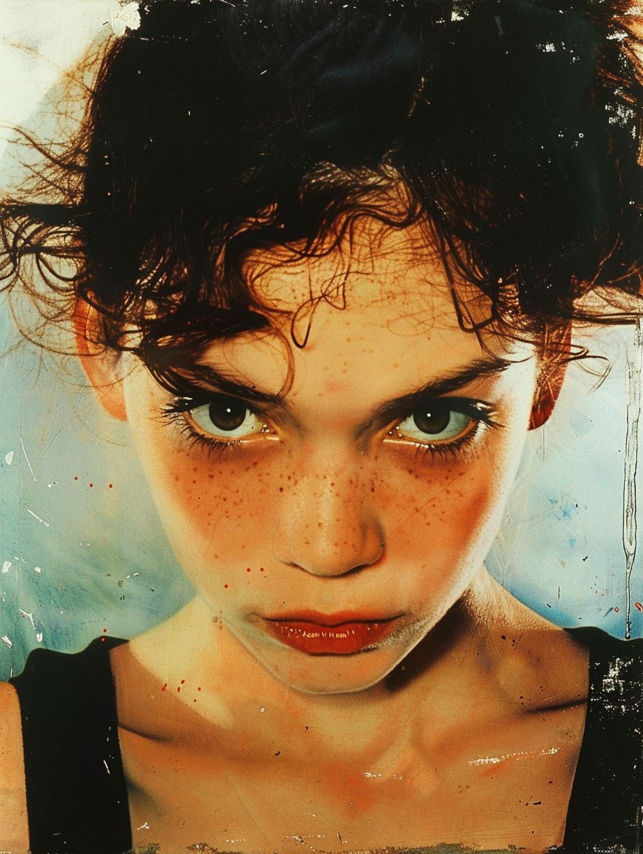 Gritty Cinematic Noir Portrait - Image 2