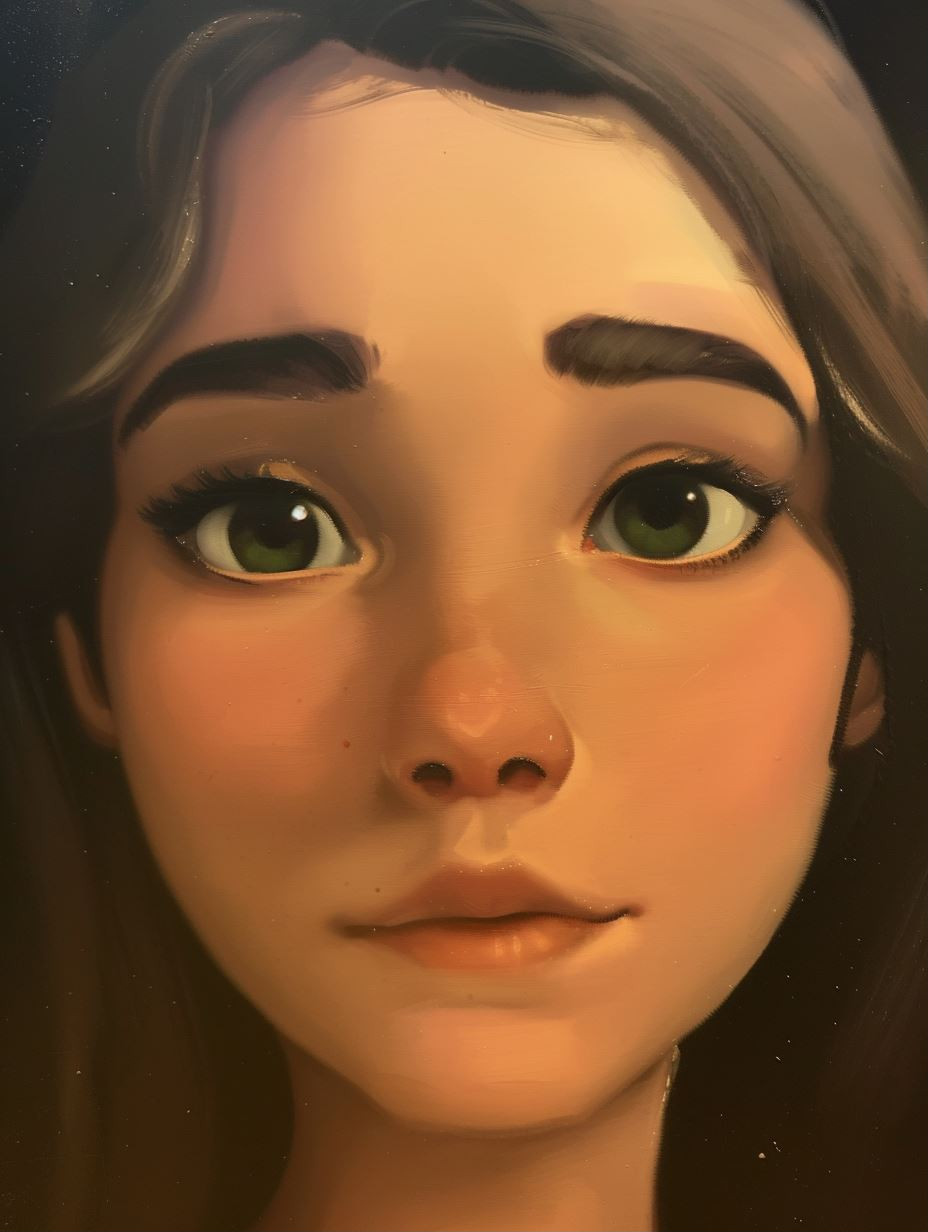 Golden Hour Digital Portrait