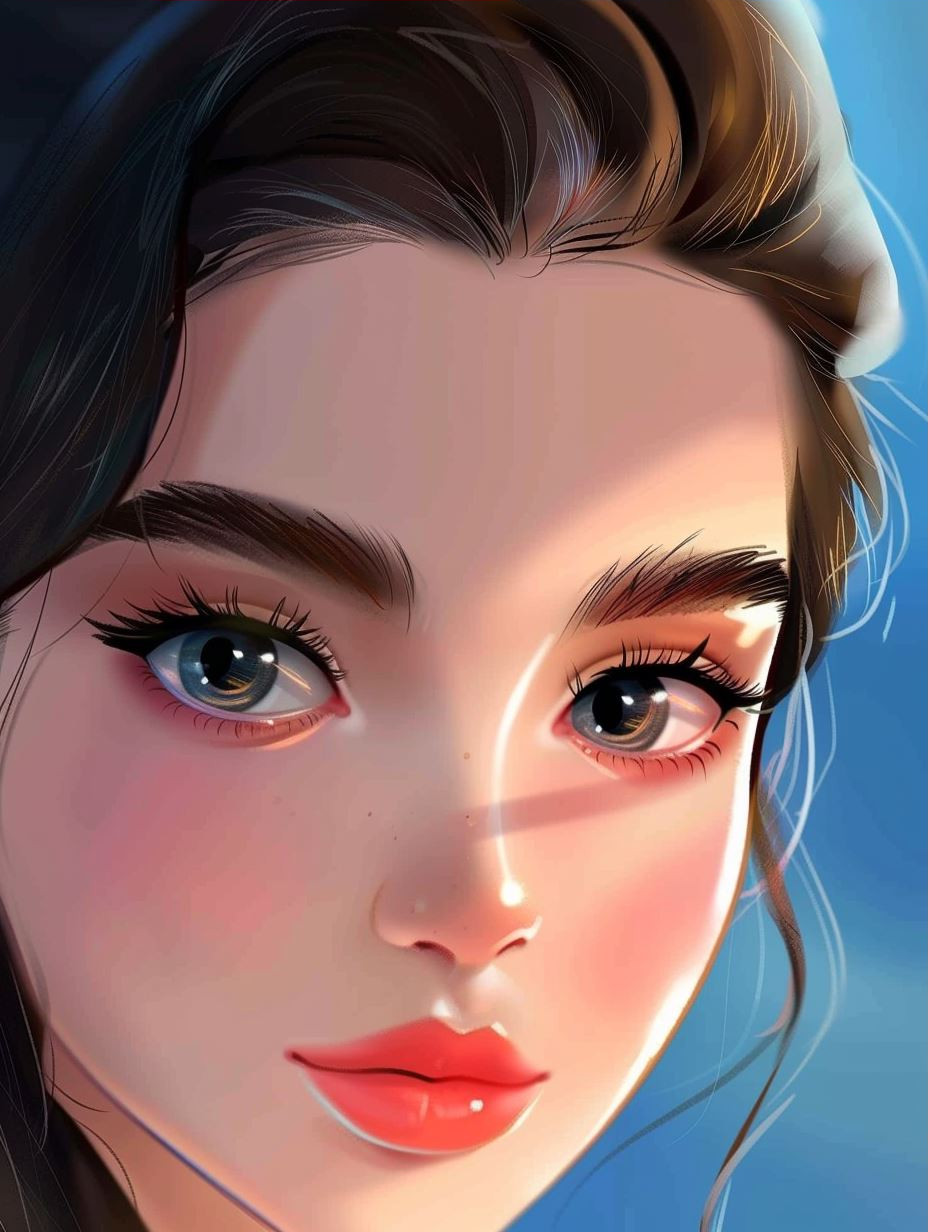 Ethereal Digital Portraits of Young Women - Image 3