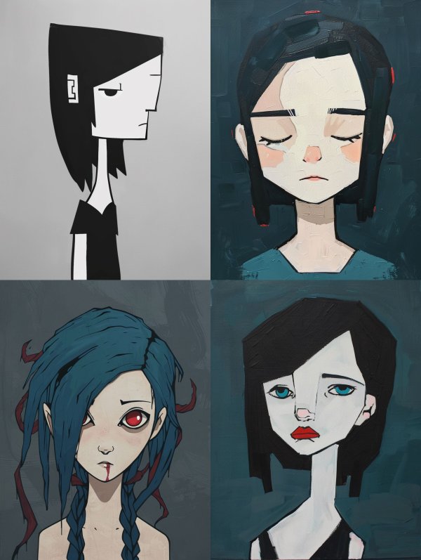 Four Visions of Melancholy
