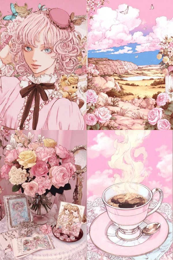Pastel Dreams in Pink