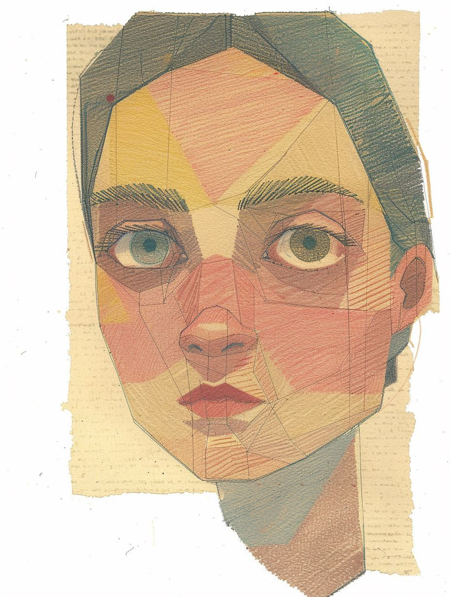 Geometric Prism Portrait Studies - Image 4