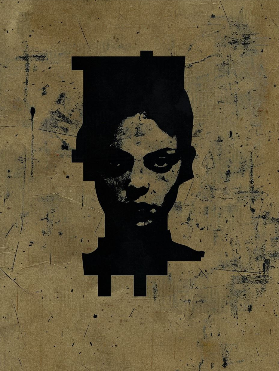 Dark Noir Portrait Fragments - Image 3