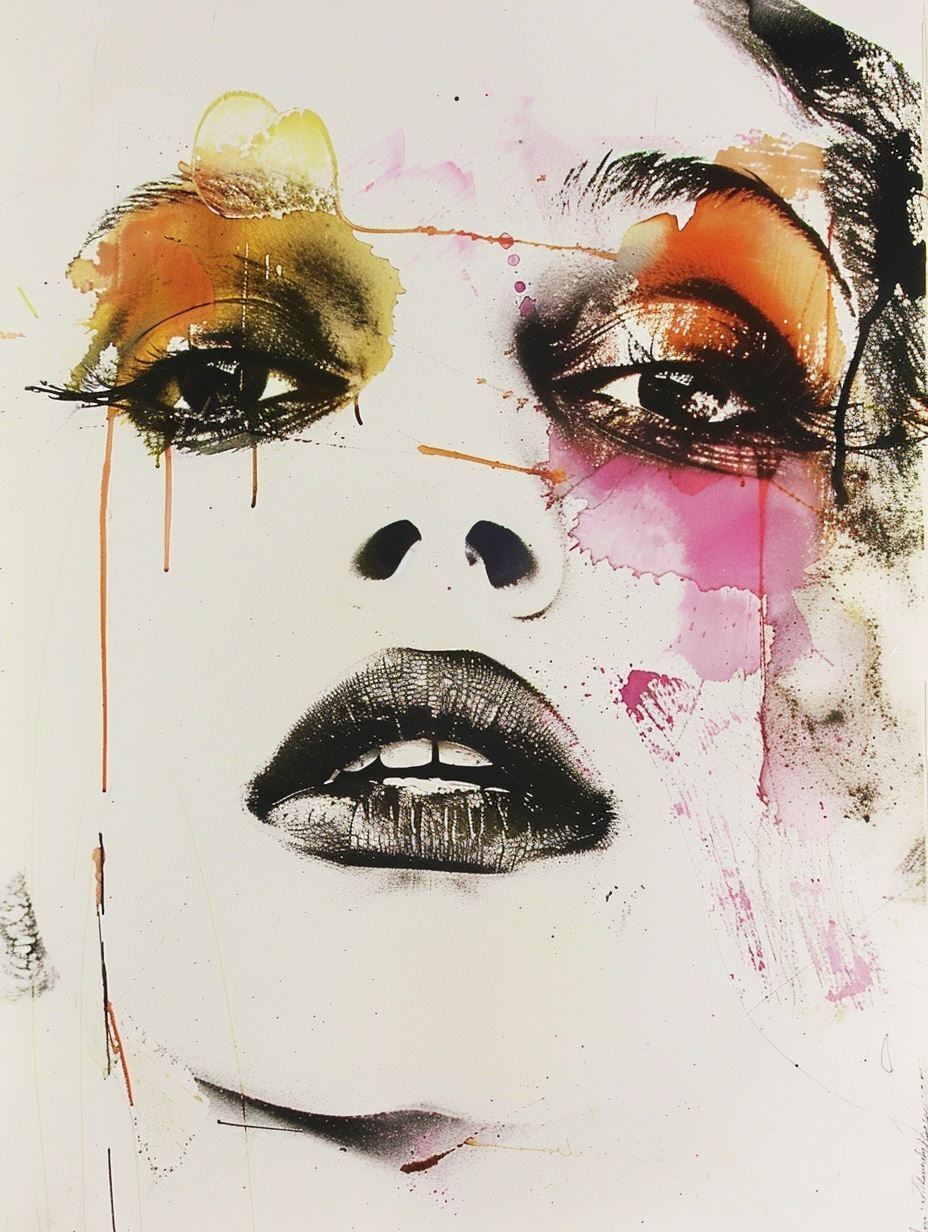 Abstract Fragmented Portrait Study - Image 3