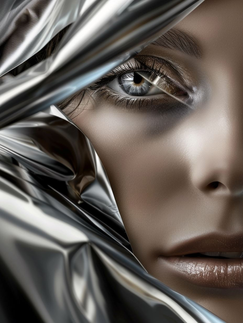 Liquid Chrome Ethereal Portraits - Image 1
