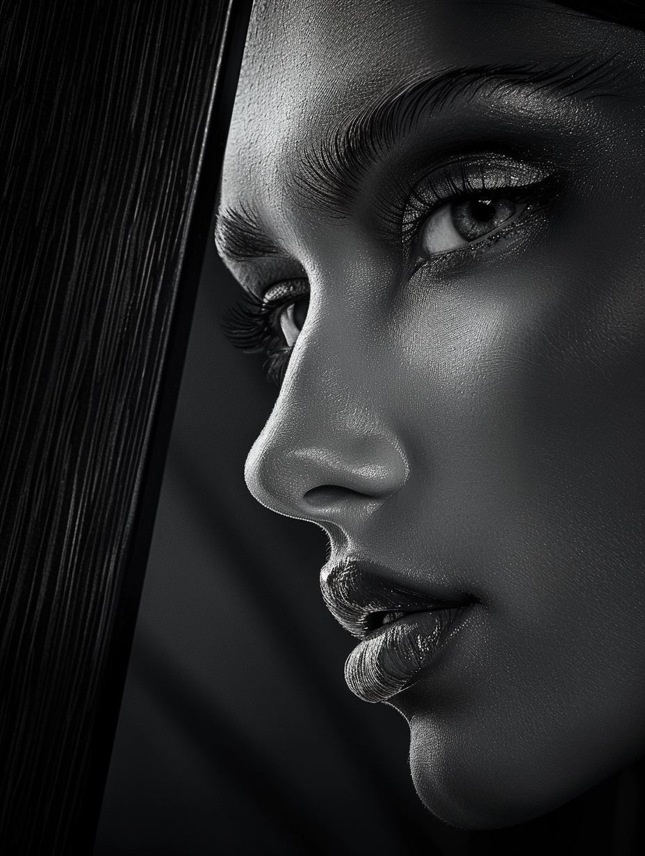 Crimson Elegance in Shadow - Image 3