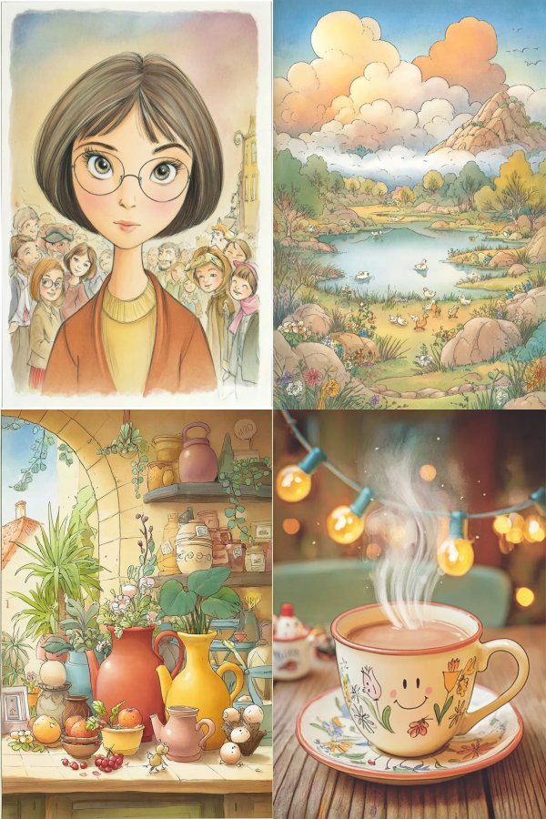 Whimsical Storybook Gaze