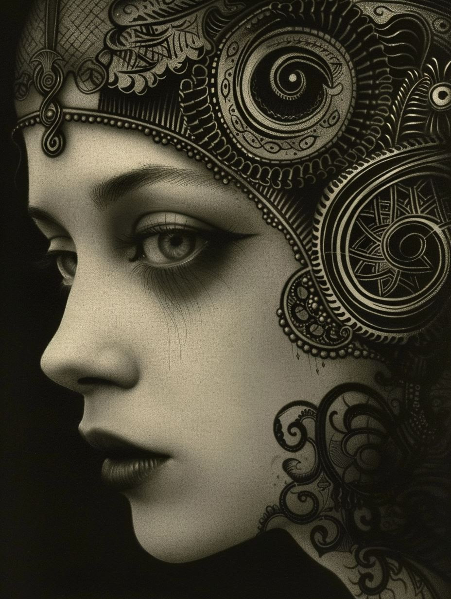 Ethereal Shadows of Gothic Elegance - Image 1