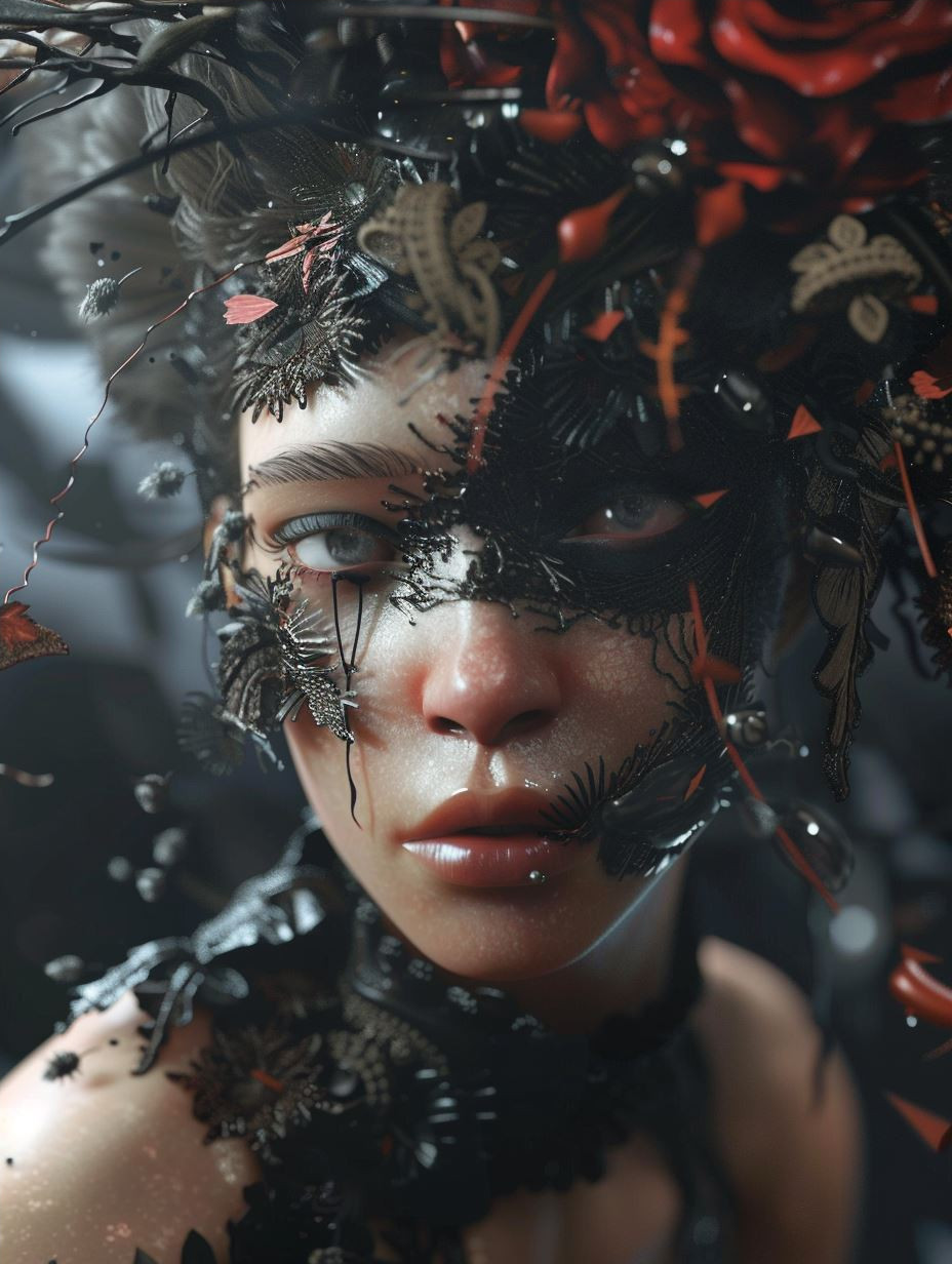 Dark Elegance: Surreal Gothic Portraits - Image 4