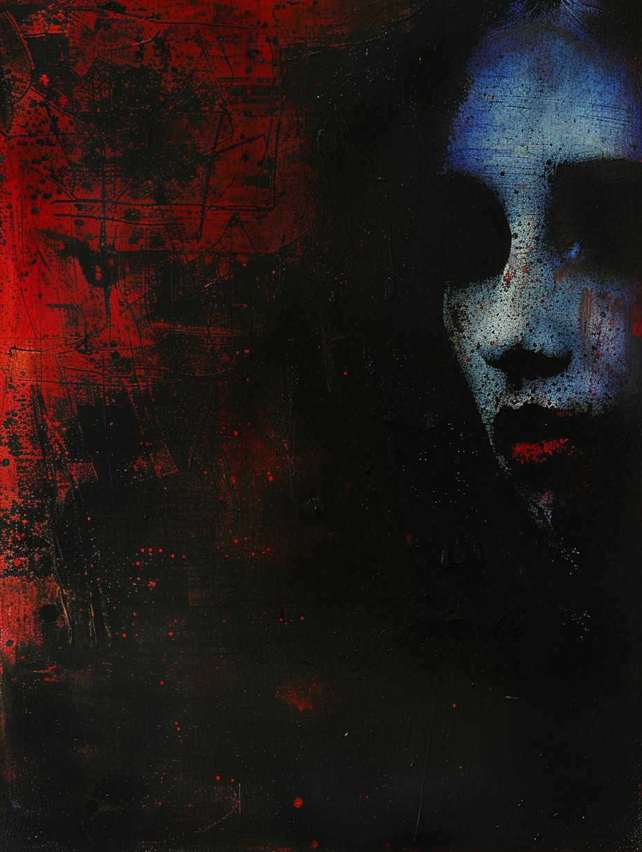 Haunting Shadows of Crimson Night - Image 1