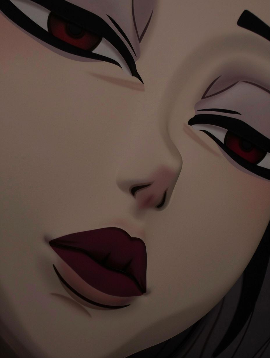 Dark Ethereal Anime Portrait