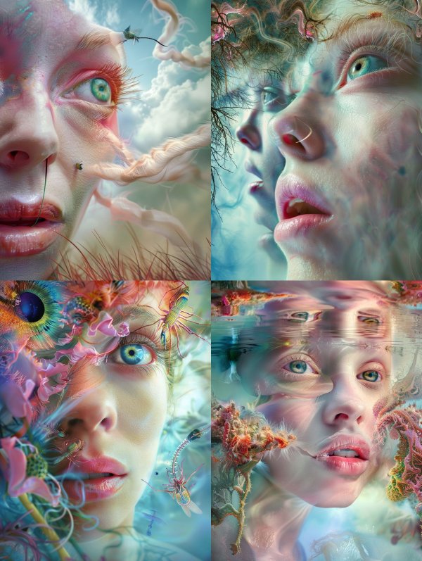 Celestial Dreamscape Portrait