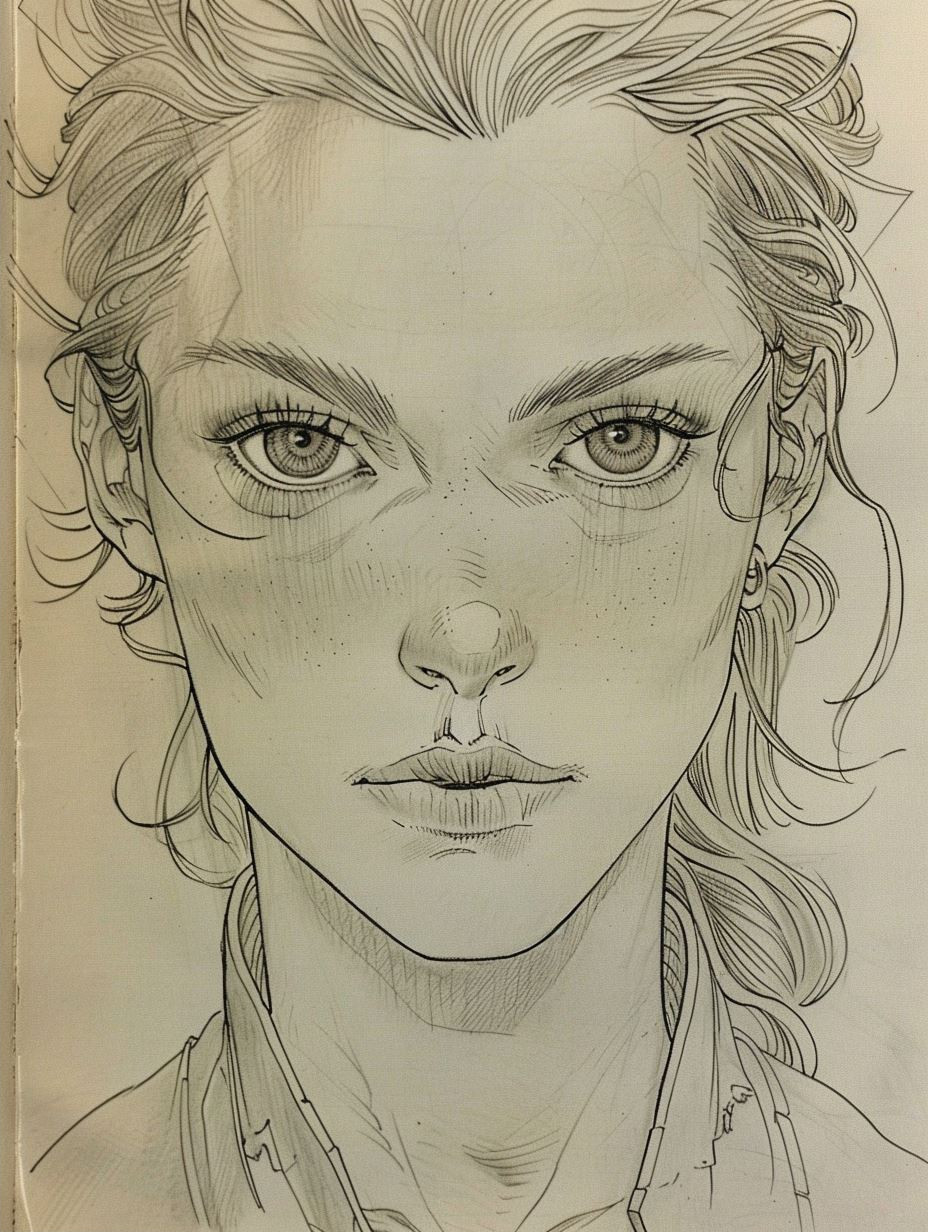 Ethereal Graphite Portrait Studies - Image 2