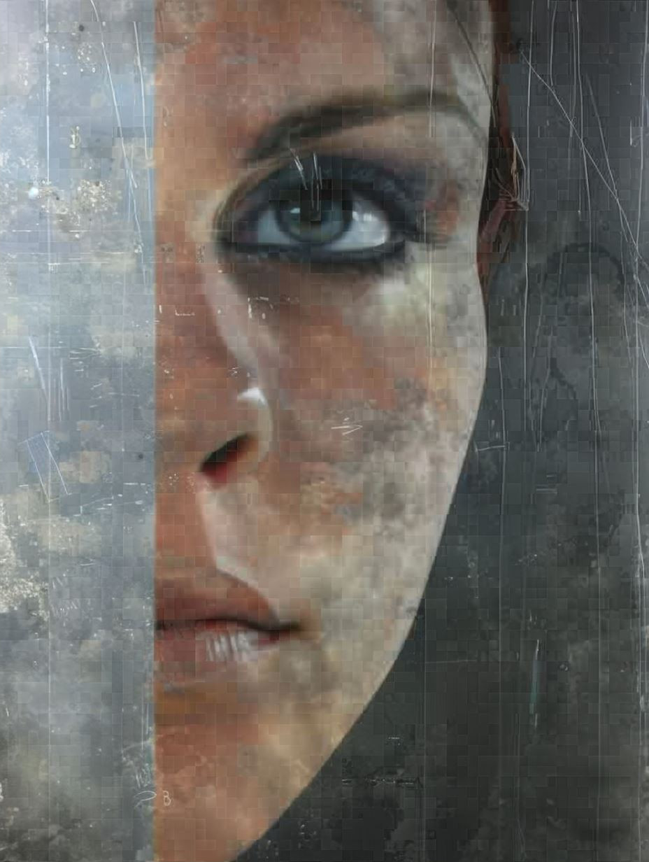 Fragmented Gaze of Eternal Beauty - Image 2
