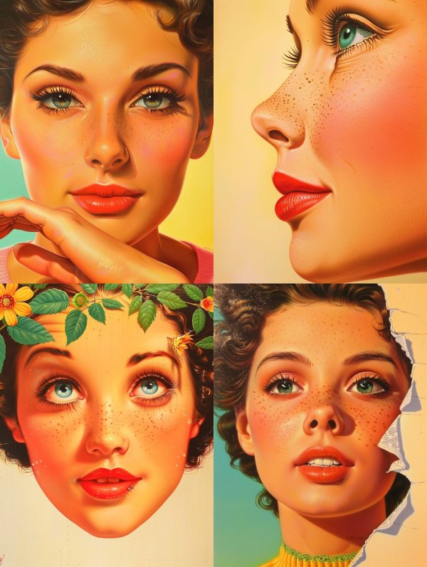 Vintage Glamour: The Art of Freckles