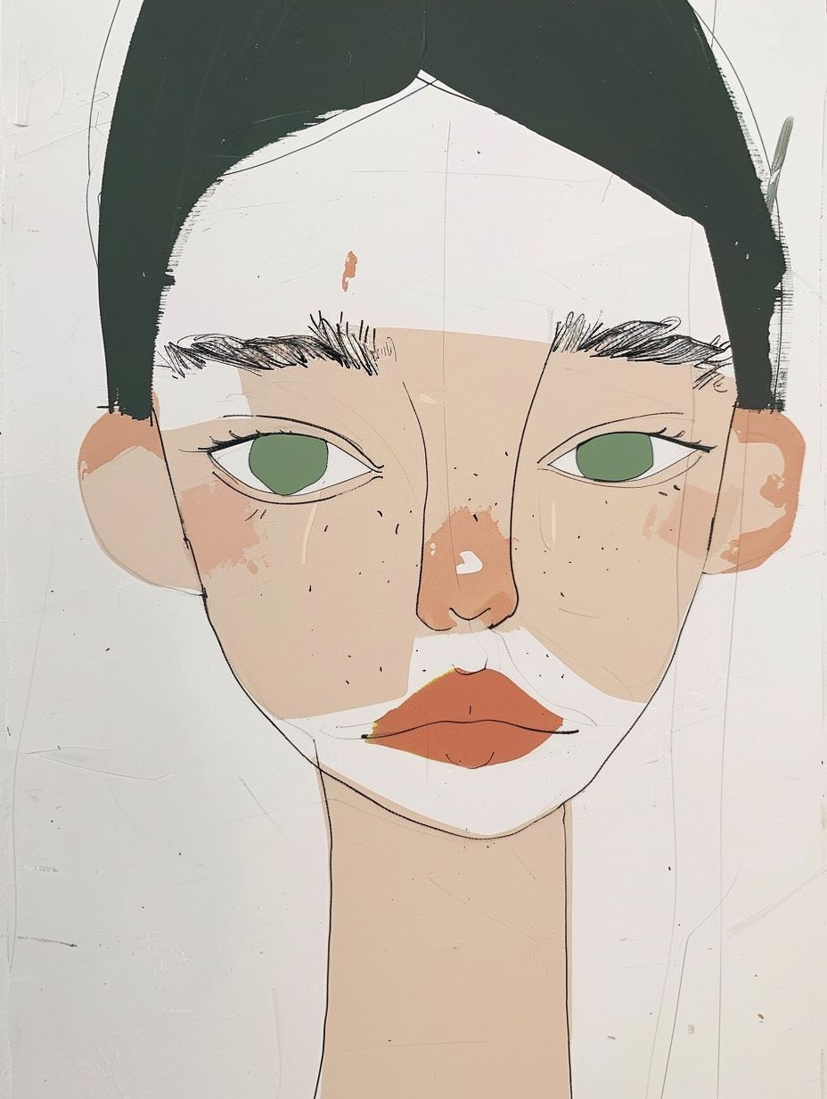 Ethereal Minimalist Portrait Studies - Image 4