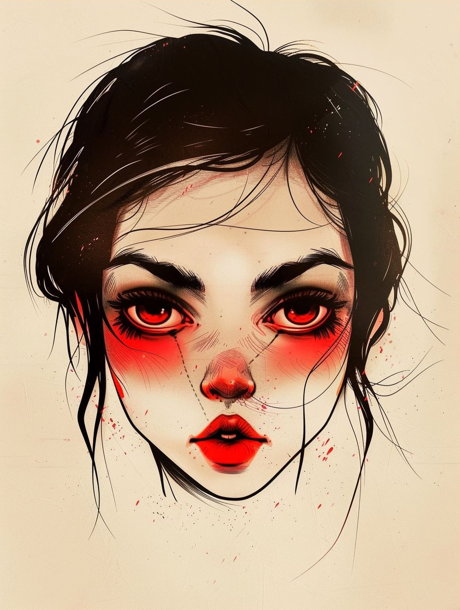 Crimson Echoes of Melancholy - Image 3