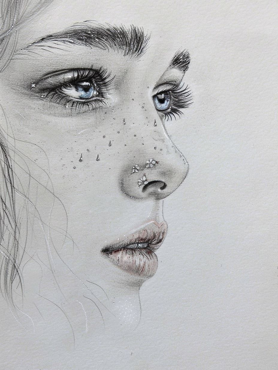 Ethereal Gazes in Graphite - Image 4