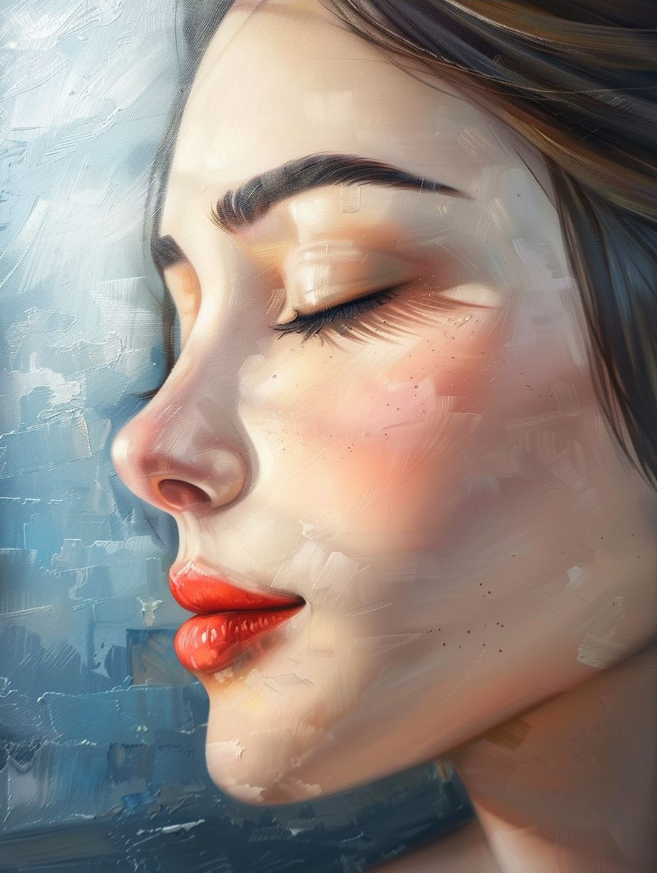 Ethereal Luminous Portrait Study - Image 4