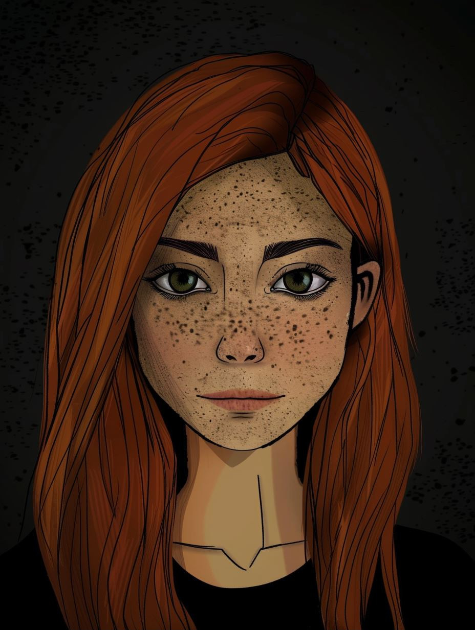 Moody Digital Portrait Study - Image 1