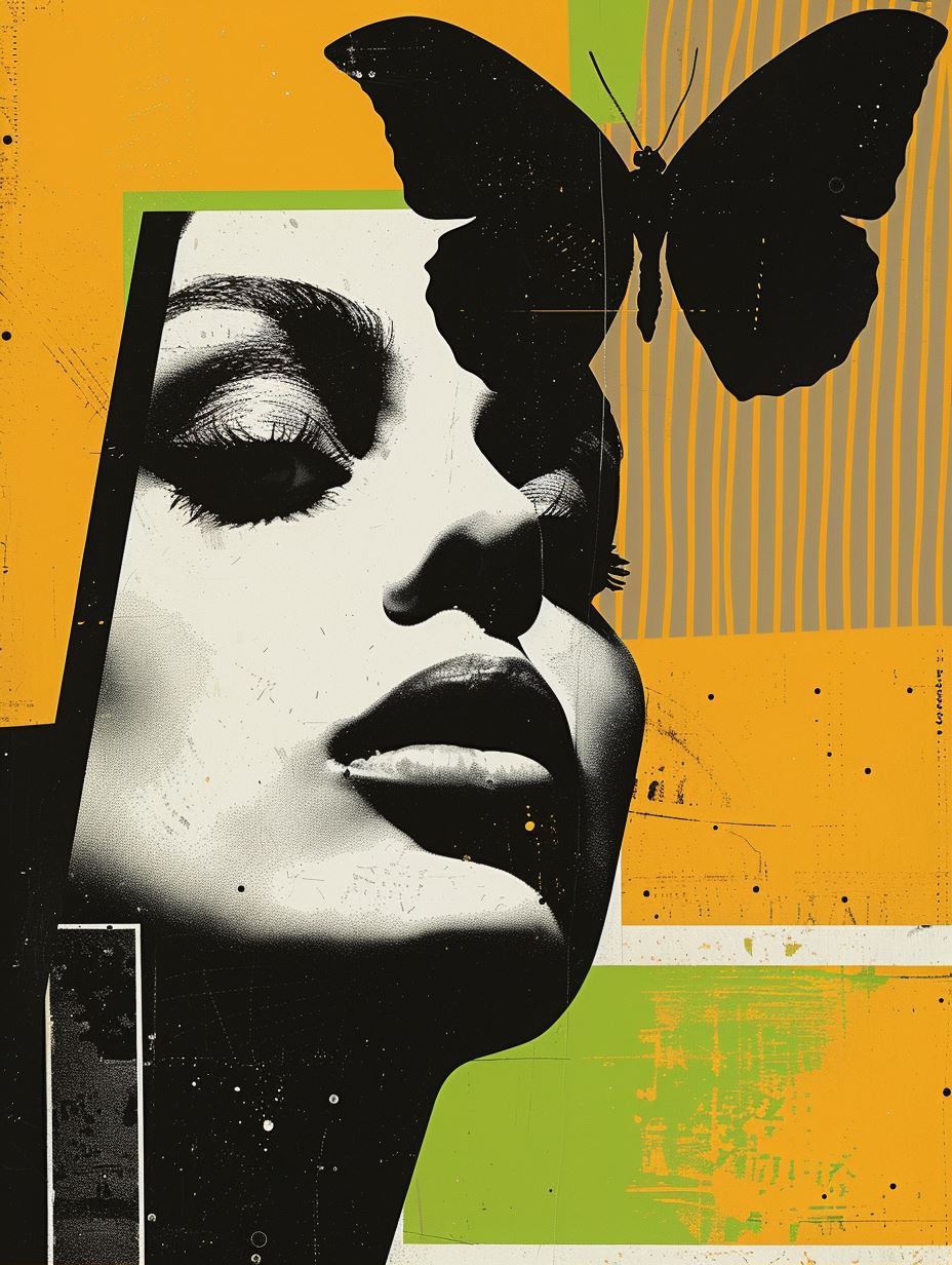 Modern Pop Art Portrait Collage - Image 1