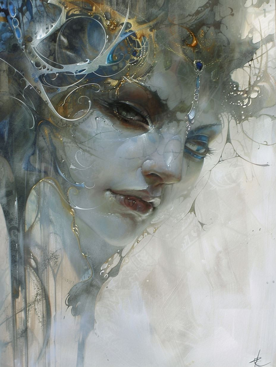 Ethereal Whispers of Misty Souls - Image 1